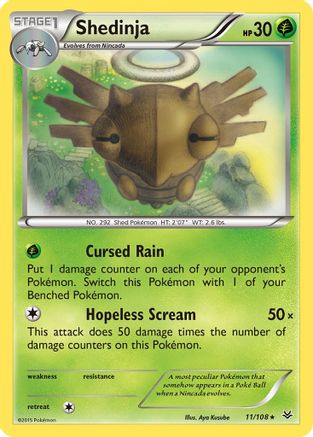 Shedinja 011/108 - XY Roaring Skies