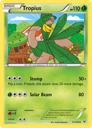 Tropius 012/108 - XY Roaring Skies