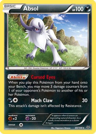 Absol 040/108 - XY Roaring Skies Holofoil