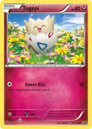 Togepi 043/108 - XY Roaring Skies