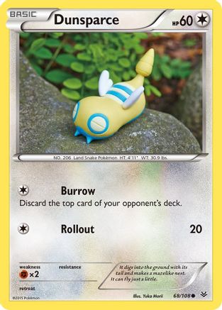 Dunsparce 068/108 - XY Roaring Skies