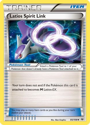 Latios Spirit Link 085/108 - XY Roaring Skies Reverse Holofoil