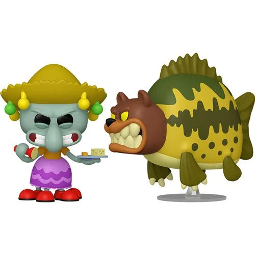 SpongeBob SquarePants Funko Pop! Vinyl Figure Squidward & Sea Bear 2-Pack