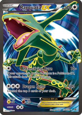 Rayquaza EX (Full Art) 104/108 - XY Roaring Skies Holofoil