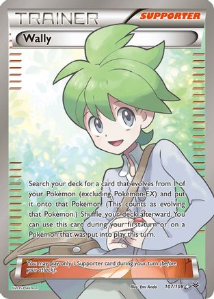 Wally (Full Art) 107/108 - XY Roaring Skies Holofoil