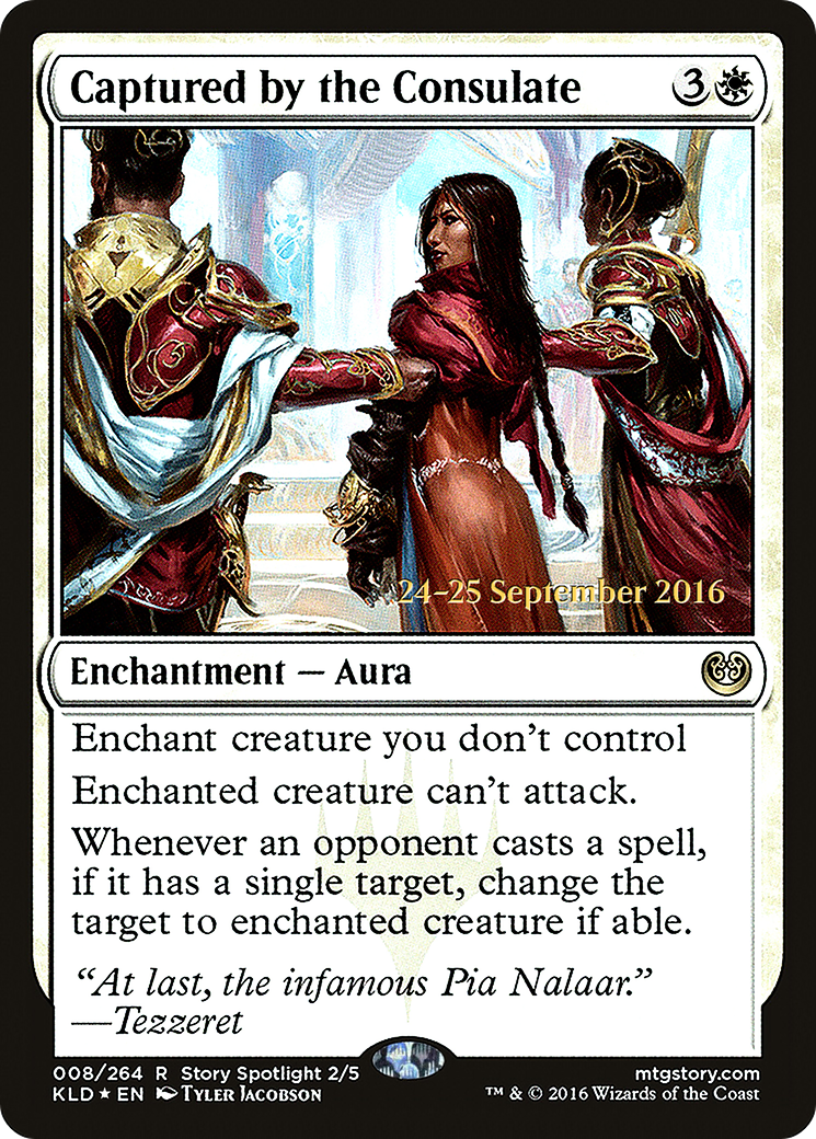 Captured by the Consulate (PRE-08S) - Kaladesh Promos Foil