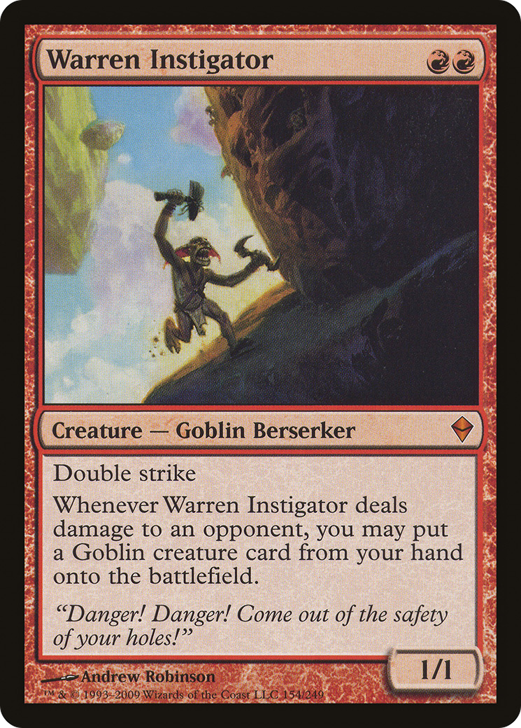 Warren Instigator (ZEN-154) - Zendikar Foil