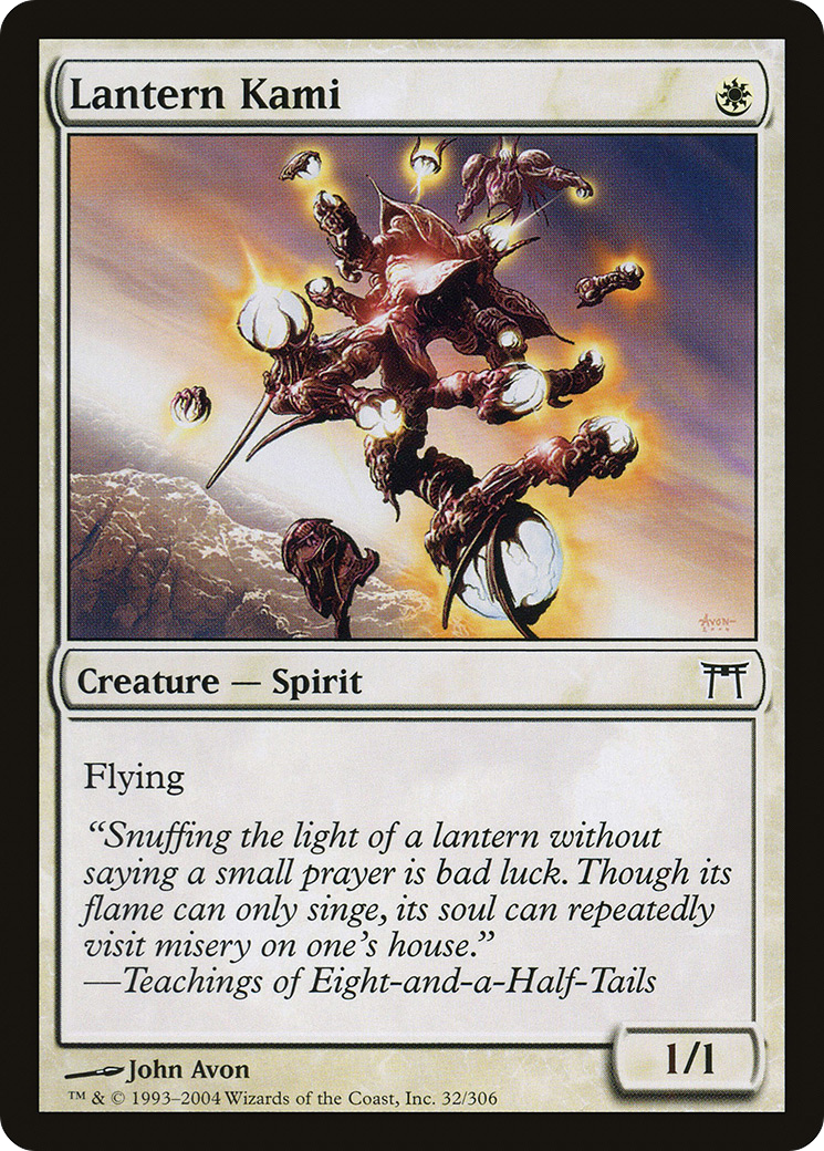 Lantern Kami (CHK-032) - Champions of Kamigawa