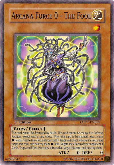 Arcana Force 0 - The Fool (LODT-EN008) - Light of Destruction Unlimited