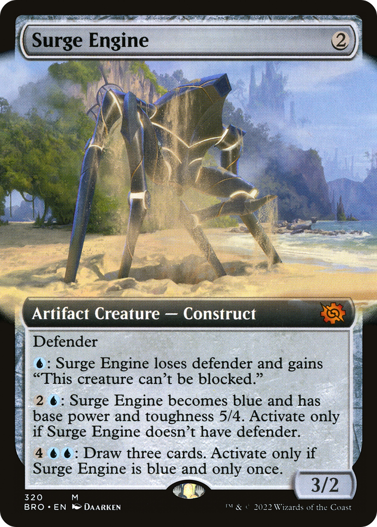 Surge Engine (BRO-320) - The Brothers' War: (Extended Art) Foil