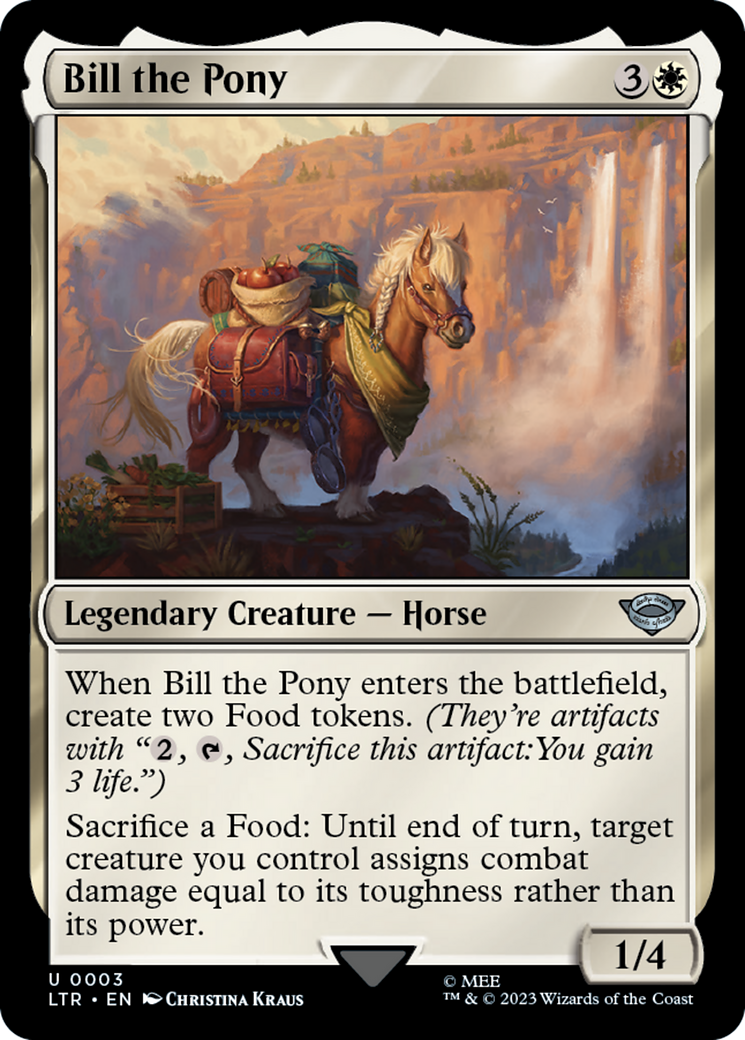 Bill the Pony (LTR-003) - The Lord of the Rings: Tales of Middle-earth