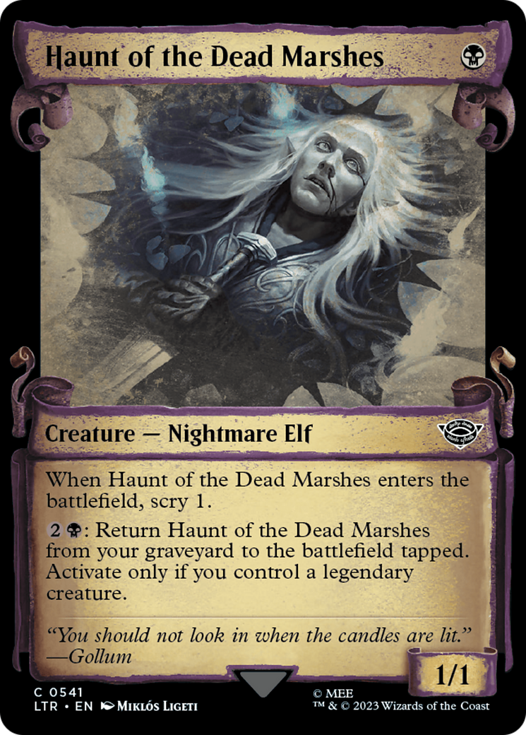 Haunt of the Dead Marshes (LTR-541) - The Lord of the Rings: Tales of Middle-earth: (Showcase) Foil