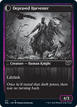 Desperate Farmer // Depraved Harvester (DBL-371) - Innistrad: Double Feature: (Double Faced Transform) Foil