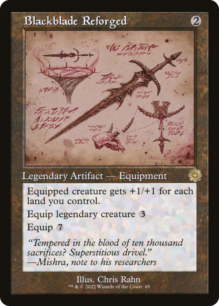 Blackblade Reforged (BRR-069) - The Brothers' War Retro Artifacts Foil