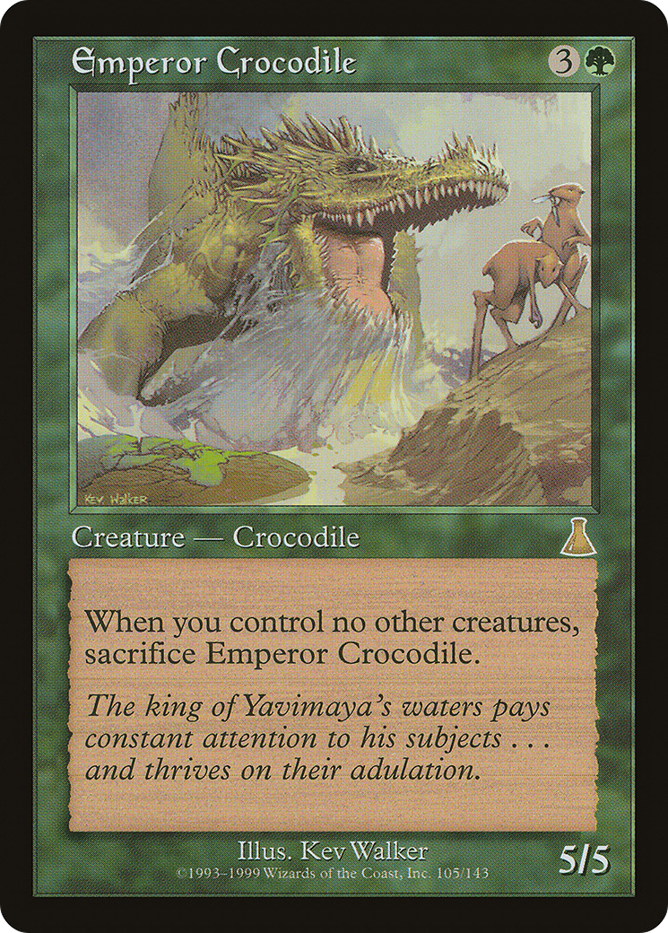 Emperor Crocodile (UDS-105) - Urza's Destiny