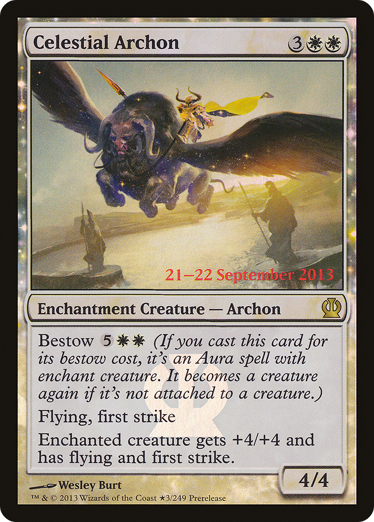 Celestial Archon (PRE-03★) - Theros Promos: (enchantment) Foil