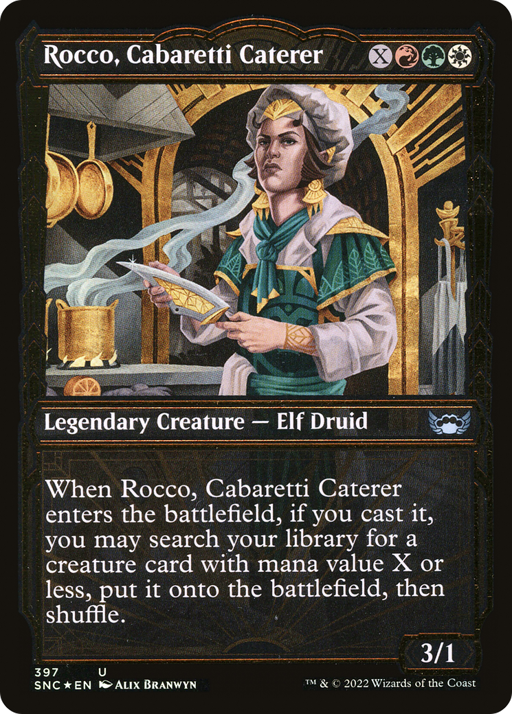 Rocco, Cabaretti Caterer (SNC-397) - Streets of New Capenna: (Showcase) Foil