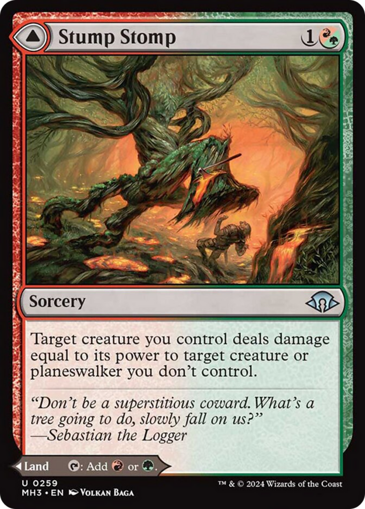 Stump Stomp (MH3-259) - Modern Horizons 3 Foil