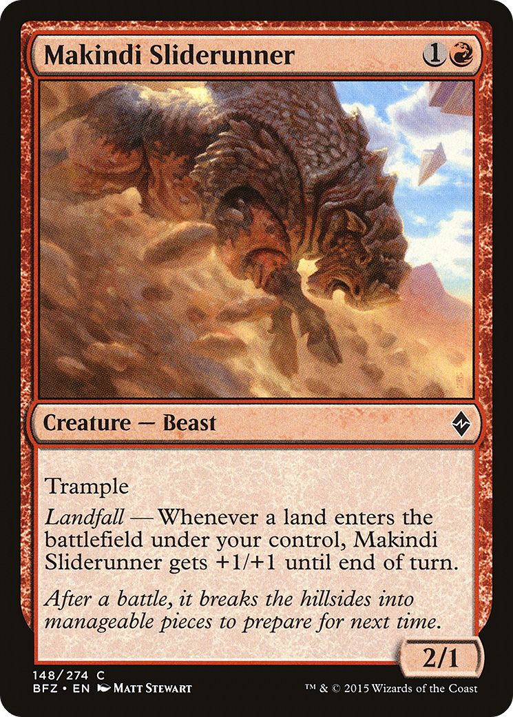 Makindi Sliderunner (BFZ-148) - Battle for Zendikar