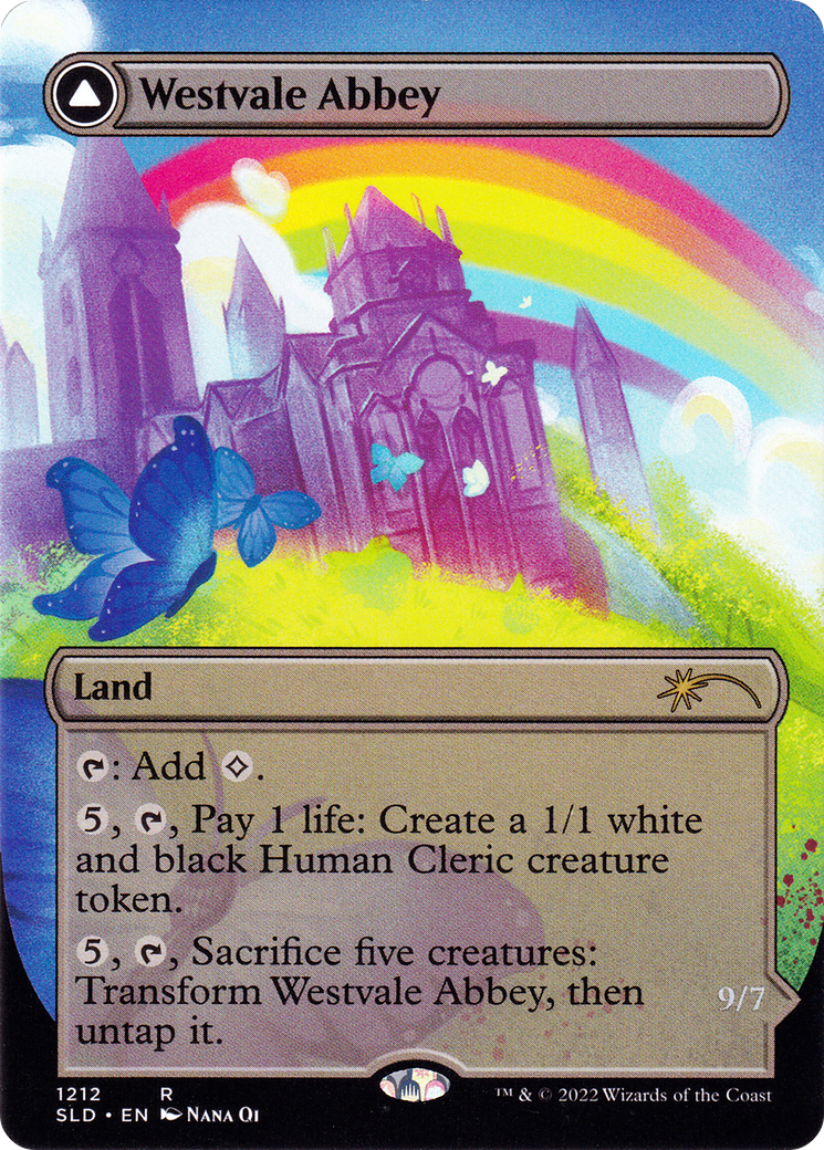 Westvale Abbey // Ormendahl, Profane Prince (SLD-1212) - Secret Lair Drop (Borderless)