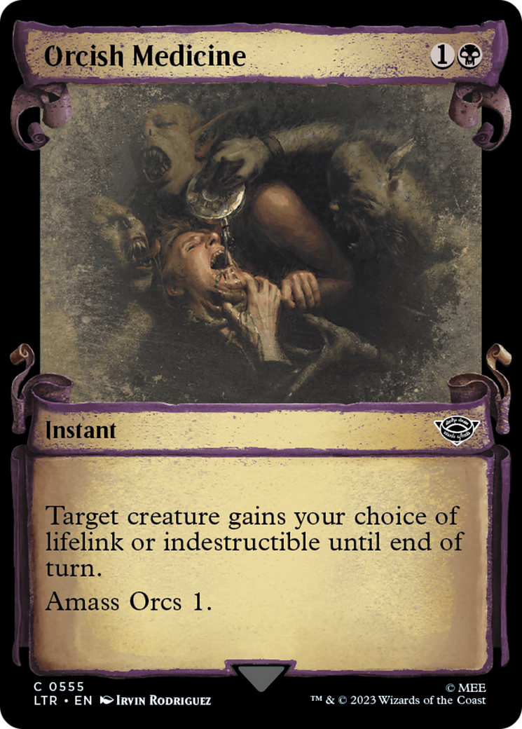 Orcish Medicine (LTR-555) - The Lord of the Rings: Tales of Middle-earth: (Showcase) Foil