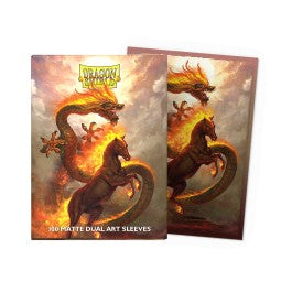 Dragon Shield: Standard 100ct Matte Dual Art Lunar New Year 2026 - Fire Horse