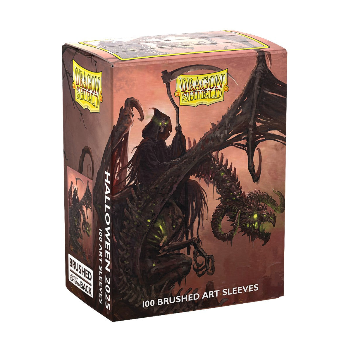 Dragon Shield: Standard 100ct Brushed Art Sleeves - Halloween Dragon 2025