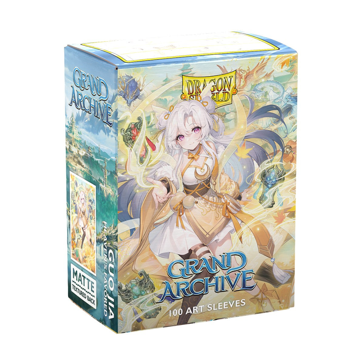 Dragon Shield Grand Archive Matte Art Sleeves - Guo Jia, Heaven's Favored (100ct)