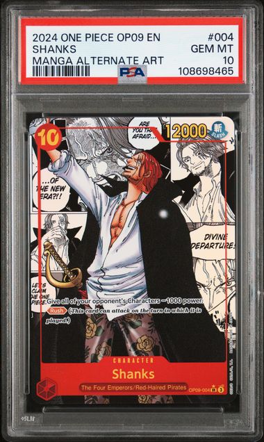 Shanks Emperors in the New World OP09-004 PSA 10