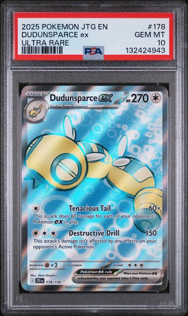 Dudunsparce ex Journey Together 178/159 PSA 10