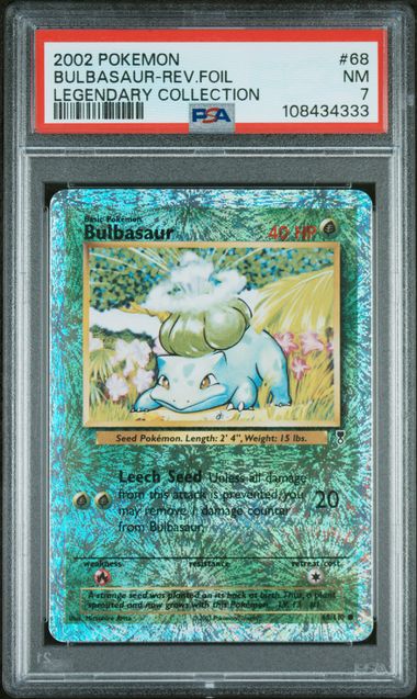 Bulbasaur Reverse Holo Legendary Collection 68/110 PSA 7