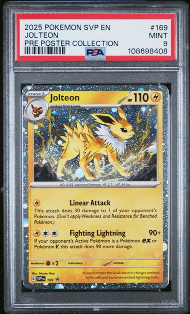 Jolteon Promo SVP 169 PSA 9
