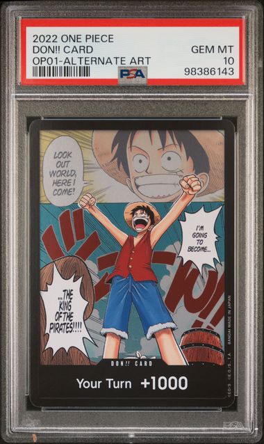 One Piece: Don!! Card Romance Dawn PSA 10