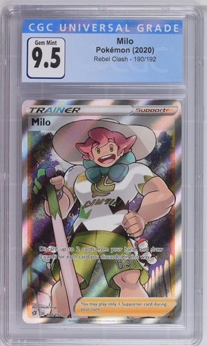 Milo Rebel Clash 190/192 CGC 9.5 Gem Mint