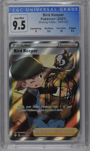 Bird Keeper Shining Fates 066/072 CGC 9.5 Gem Mint