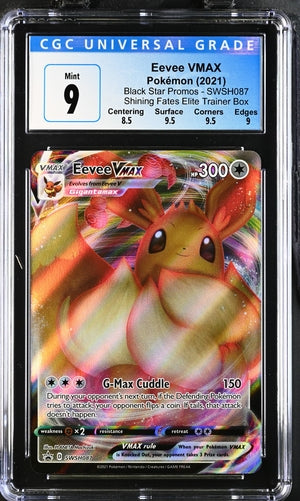 Eevee VMAX Promo SWSH087 CGC 9