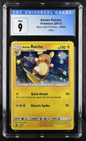 Alolan Raichu Promo SM65 CGC 9