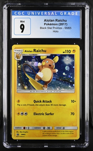Alolan Raichu Promo SM65 CGC 9