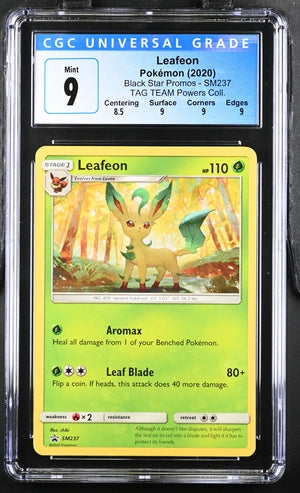 Leafeon Promo SM237 CGC 9