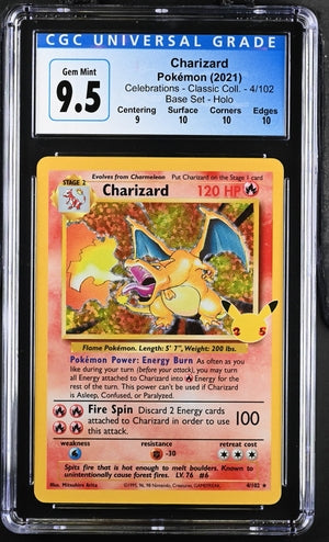 Charizard Celebrations 4/102 CGC 9.5 Gem Mint