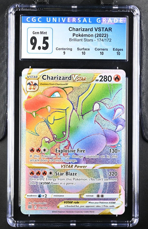 Charizard VSTAR Brilliant Stars 174/172 CGC 9.5 Gem Mint