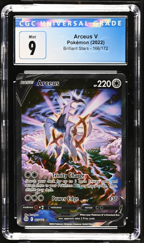 Arceus V Brilliant Stars 166/172 CGC 9