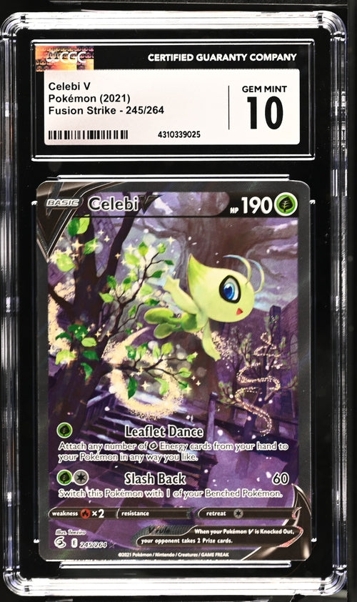 Celebi V Fusion Strike 245/264 CGC 10