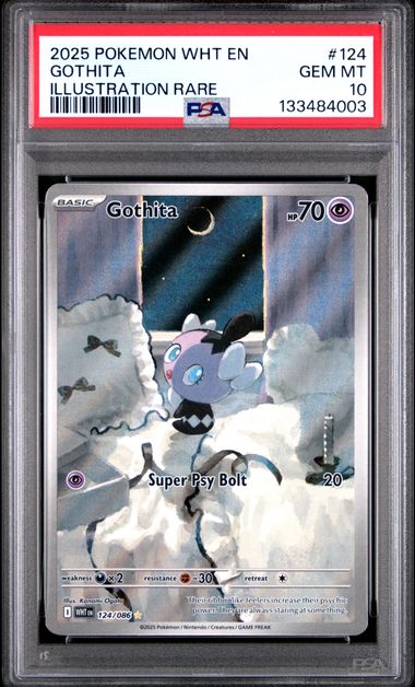 Gothita White Flare 124/086 PSA 10