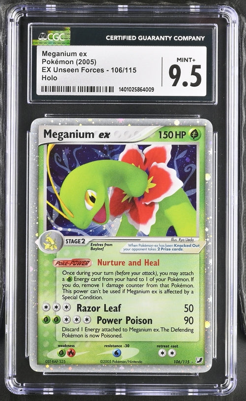 Meganium ex Unseen Forces 106/115 CGC 9.5