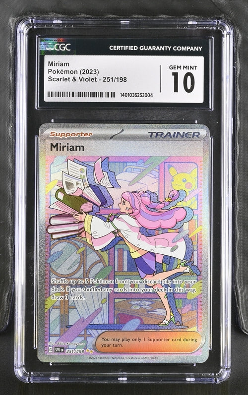 Miriam SIR Scarlet & Violet Base Set 251/198 CGC 10