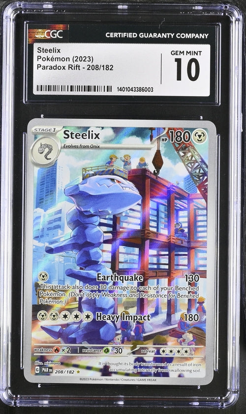 Steelix Paradox Rift 208/182 CGC 10