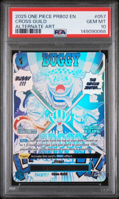 Cross Guild Alternate Art Premium Booster - The Best - Vol.2 OP09-057 PSA 10