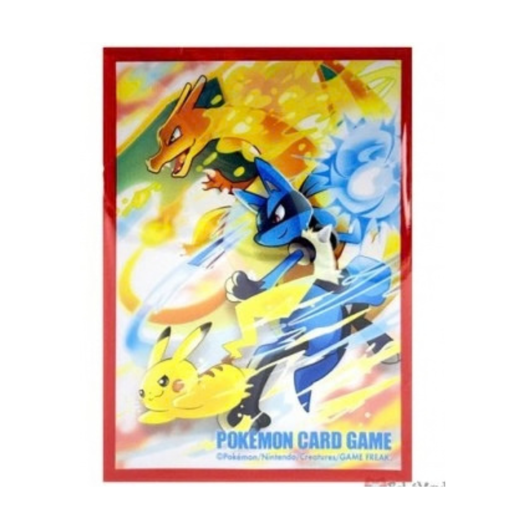 Pokémon Card Sleeve - Charizard, Lucario & Pikachu (Single Sleeve)