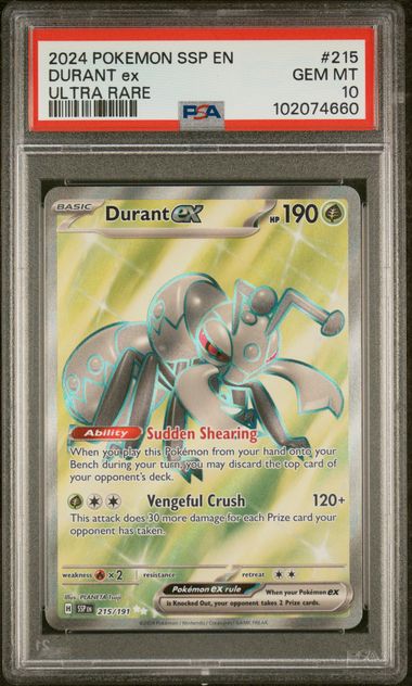 Durant ex Surging Sparks 215/191 PSA 10